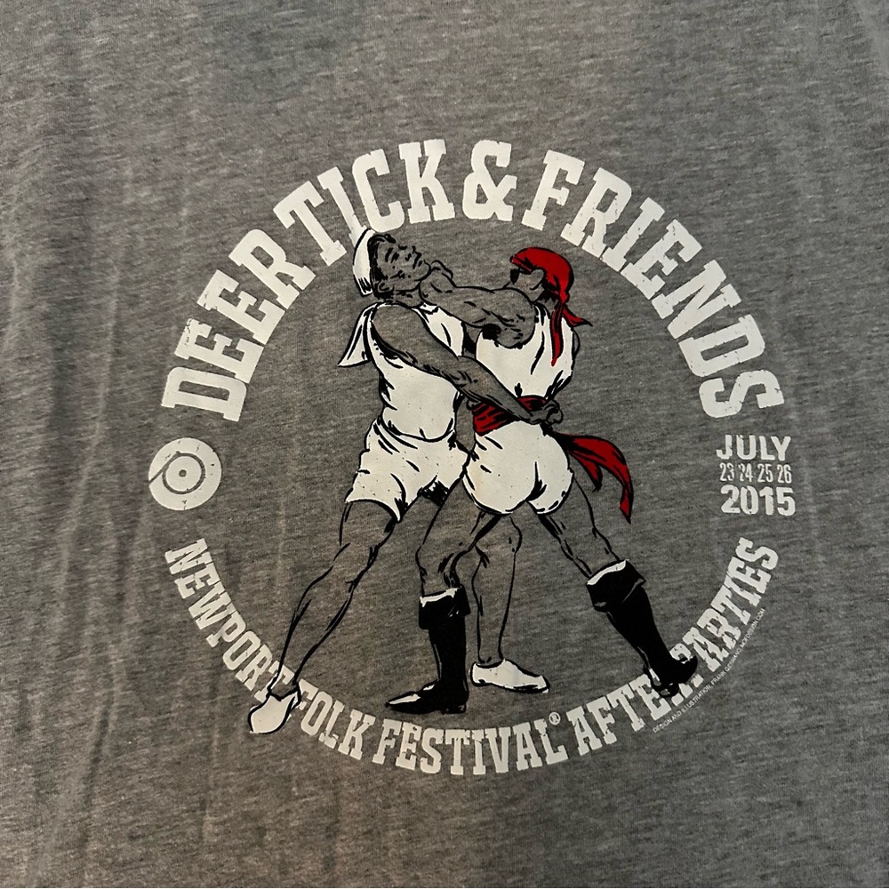 Deer Tick band tee, XL